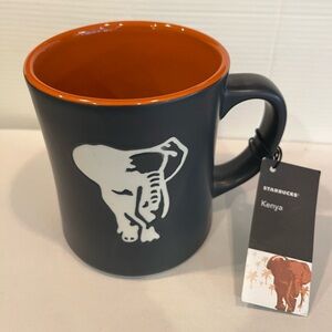Starbucks collectors mug 2011 embossed with an elephant